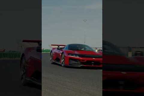 Tamed by few. The #FerrariF80 on the track of Misano. #FerrariSupercars #MisanoWorldCircuit #Ferrari