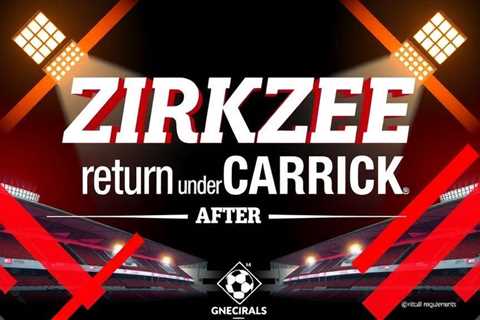 Zirkzee eager to return under Carrick after injury setback