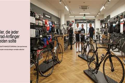 7 Fehler, die jeder Rennrad-Anfänger vermeiden sollte