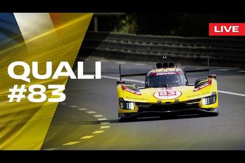 LIVE LE MANS 24 Qualifying  Onboard car #83 | Ferrari Hypercar